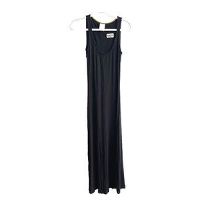Dolan Clothing Women's T-Shirt Maxi Dress Black XS Scoop Neck Racerback Classic